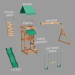 Backyard Discovery Belmont All Cedar Swing Set - Image 3