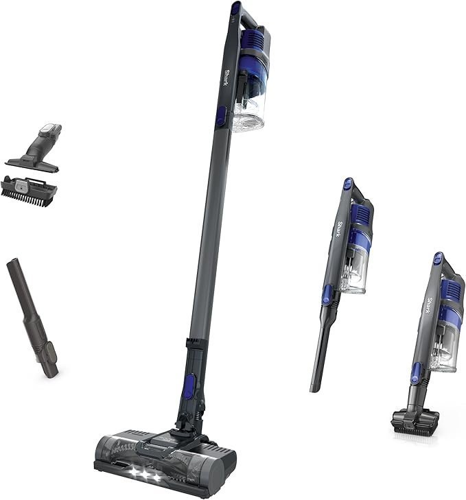 61U1ACMvrHL._AC_SX679_ Shark | Pet Cordless Vacuum Cleaner | LED Headlights | Removable Handheld Vacuum for Pet Hair | Crevice Tool & Pet Multi-Tool Included | 40min Runtime | For Carpet & Hard Floors | Grey | IX141 - Image 1