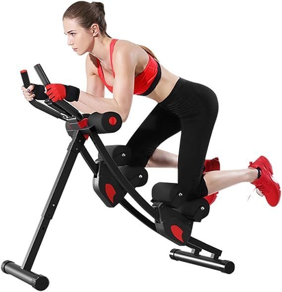 61oeBHqRsmL._AC_SX569_ Fitlaya Fitness ab machine, ab workout equipment for home gym, Height Adjustable ab trainer, foldable fitness equipment. - Image 1