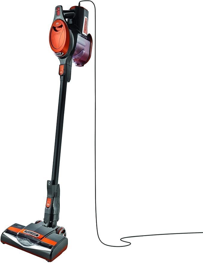 7135gJlVfzL._AC_SX679_ Shark Rocket Ultra-Light Corded Bagless Vacuum for Carpet and Hard Floor Cleaning with Swivel Steering (HV301), Gray/Orange - Image 1
