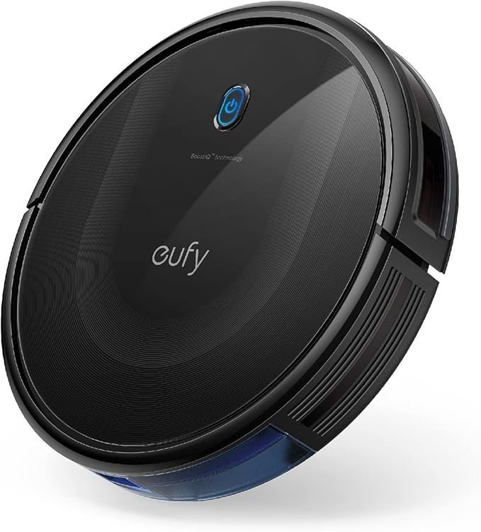 7162dbcZW3L._AC_SX679_-1 eufy Robot Vacuum 11S MAX, Super Thin, Powerful Suction, Quiet, Self-Charging Robotic Vacuum Cleaner, Cleans Hard Floors to Medium-Pile Carpets, Black - Image 1