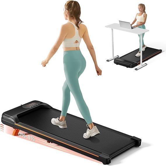 71GEaNvo-iL._AC_SX569_-1 Abonow Walking Pad, Under Desk Treadmill with Incline for Home Office 2.5HP Portable Walking Treadmill with 265 Lbs Weight Capacity Walking Machine, Remote Control, LED Display - Image 1