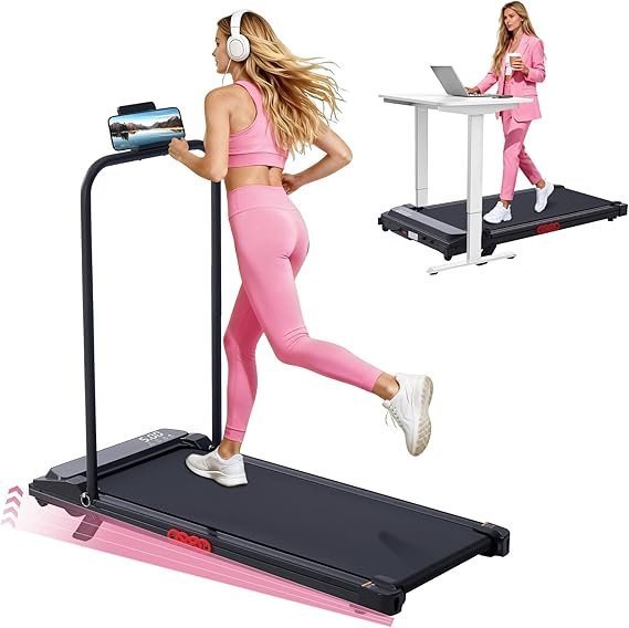 71HSEjBNrL._AC_SX569_-1 Walking Pad with Incline, 2026 Upgrade Electric Small Walking Pad with Handle Bar, 3.0HP Protable Walking Pad Treadmill with Handles and Incine for Home Small, 0.6-7.6MPH, 350LBS - Image 1
