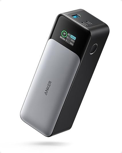 71QrhaWkAL._AC_SX425_ Anker 737 Power Bank, 140W Max 3-Port Laptop Portable Charger, 24,000mAh, Smart Display, Compatible with iPhone 16 / 15 / 14 Series, Vision Pro, Samsung, MacBook, and More - Image 1