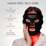 Numiere Time Keeper LED Face Mask – Lightweight, Flexible, and Multi-Wavelength Red, Blue, & Infrared (NIR) LED Contour Technology Wearable Facial Beauty Device for Personal Use and Skincare Routines - Image 5