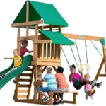 Backyard Discovery Belmont All Cedar Swing Set