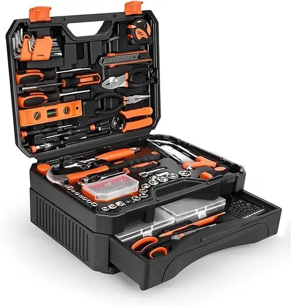 71o1UkJgdML._AC_SX569_PIbundle-328TopRight00_SH20_-1 328-Piece Tool Set – Tool Kit Toolbox Storage Case with Drawer, General Household Hand Tool Kit Perfect for Home & DIY Repairs - Image 1