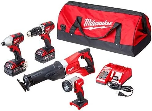 B004IZAIUK-0-1756239844478-1-1 Milwaukee 2696-24 M18 Cordless Compact Combo Tool Kit - Image 1