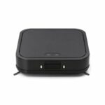 Carpet Robot Vacuum Cleaner – 13.8 x 13.8 in, Black, Slim Design