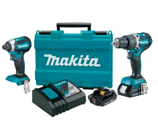 ScrewGun6_791bfc33-1e01-41bc-bf40-b10b6fa0bd98_1024x1024@2x-1-1 18V Compact Makita Lithium-Ion Brushless Cordless Combo Kit XT269R - Image 1
