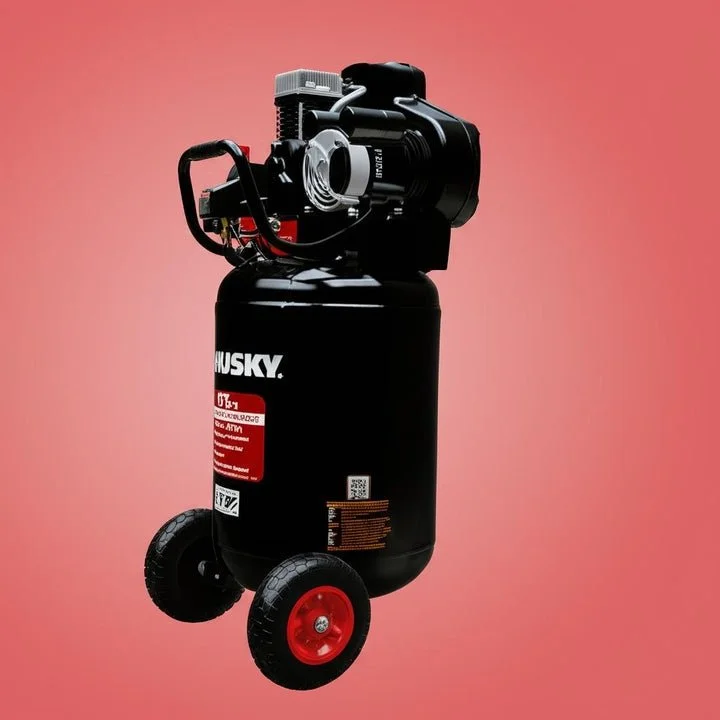 a1-12-1-1 Husky 30 Gal. 175 PSI Oil Lubed Belt Drive Portables Vertical Electric Air Compressors - Image 1