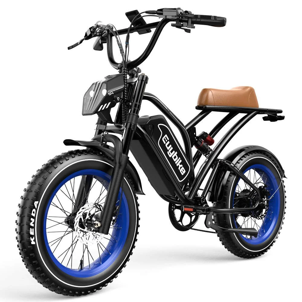 a1-133-1-1 Euybike S4 Moped-Style Fat Tire Electrics Bikes - Image 1