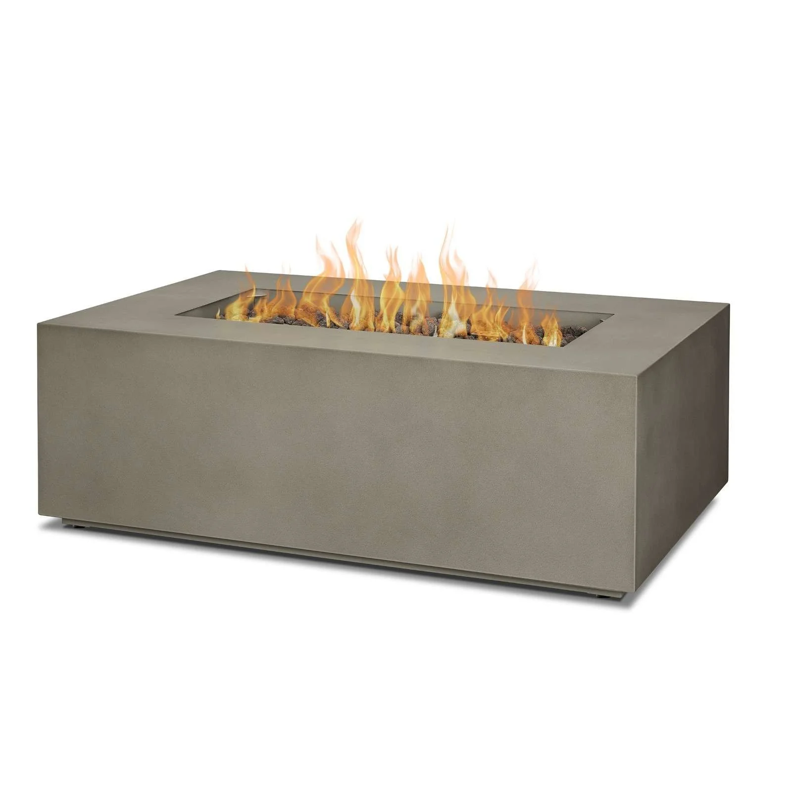 a1-219-1 Real Flame Aegean 42″ Rectangle Propane Gas Outdoors Fire Tables - Image 1