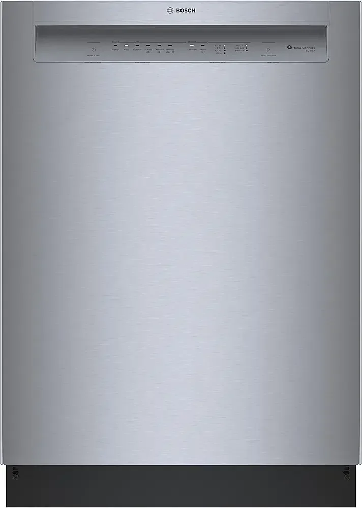 a1-23-1-1 Bosch – 100 Series 24″ Front Control Smarts Built-In Hybrid Tub Dishwashers with PureDry, 50 dBA – Stainless Steel - Image 1