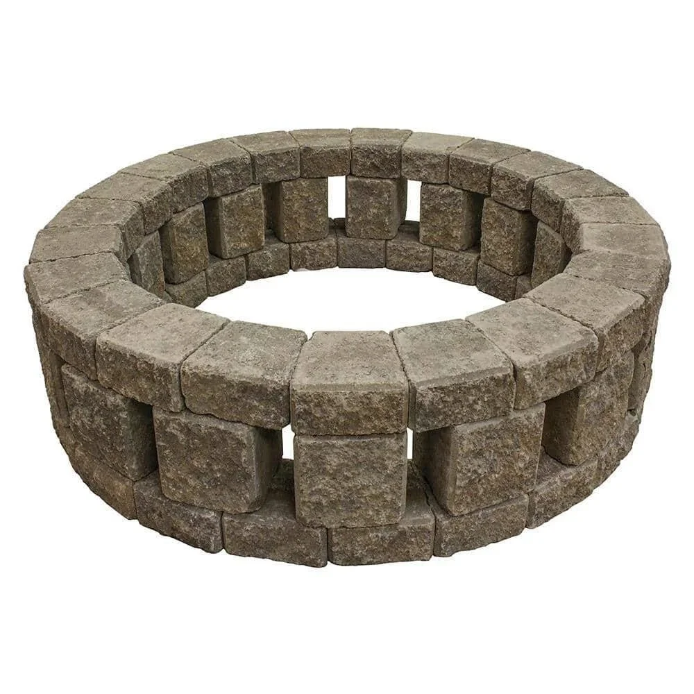 a1-233-1-1 Stonehenge 58 in. x 16 in. Concrete Fire Pit Kit in Northwest Blends. - Image 1