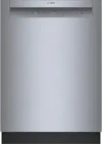 Bosch – 100 Series 24″ Front Control Smarts Built-In Hybrid Tub Dishwashers with PureDry, 50 dBA – Stainless Steel - Image 10