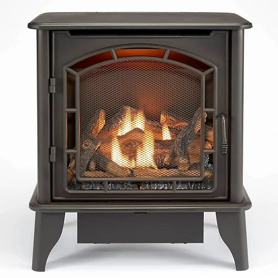 a1-241-1-1 Bluegrass Living Panorama Vent Free Duals Fuel 3-Sided Gas Stove BTSD23RT. - Image 1
