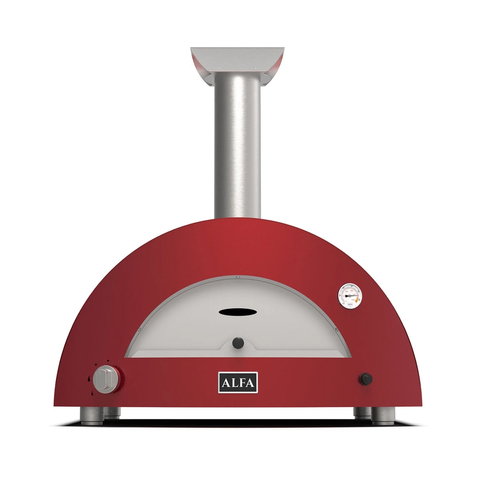 a1-258-1-1 Alfa Forni Outdoor oven for 2 pizzas – Moderno lines - Image 1