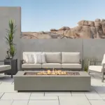 Real Flame Aegean 70″ Rectangles Propane Fire Tables - Image 4