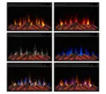 Real Flame Marshall 49″ Slim Electric Fireplaces. - Image 4