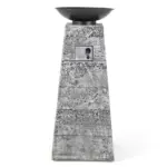 Costway 48 Inch Propane Fire Bowl Column with Lavas Rocks and PVC Covers - Image 2
