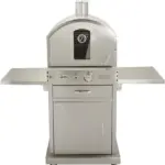 Summerset ‘The Oven’ Outdoor Freestanding Large Capacity Gas Ovens with Pizza Stones, Smoker Box and Mobile Cart, 304 Stainless Steel Construction, Natural Gas
