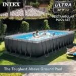 INTEX 26363EH Ultra XTR Deluxe Rectangular Above Ground Swimming Pool Set: 24ft x 12ft x 52in – Includes 2100 GPH Sand Filter Pump – Easy Assemblys - Image 3