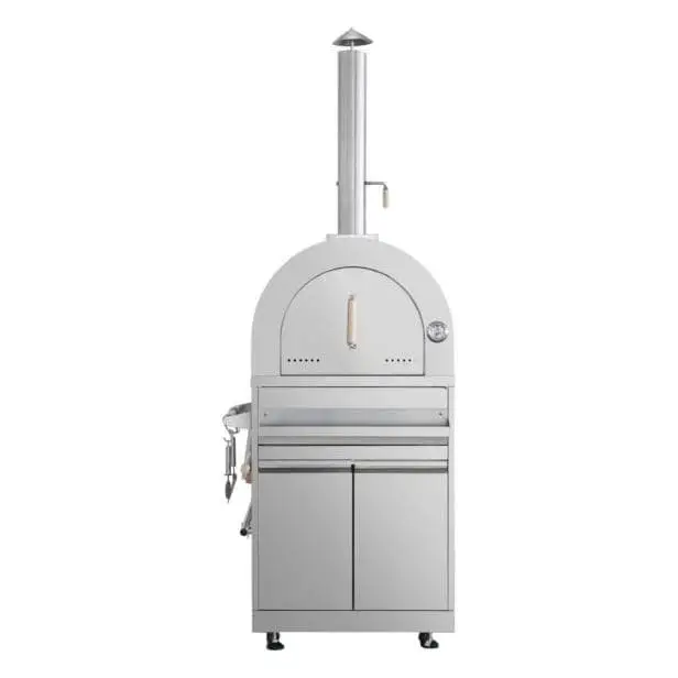 b4-2-1-1-1 Thor Kitchens Outdoor Kitchen Pizza Ovens And Cabinet – Model MK07SS304 - Image 1