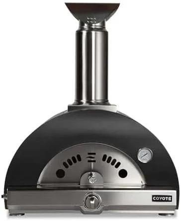 d1-4-1-1-1 Coyote Outdoor Living 30″ Matte Black Hybrid Pizza Ovens in NG - Image 1