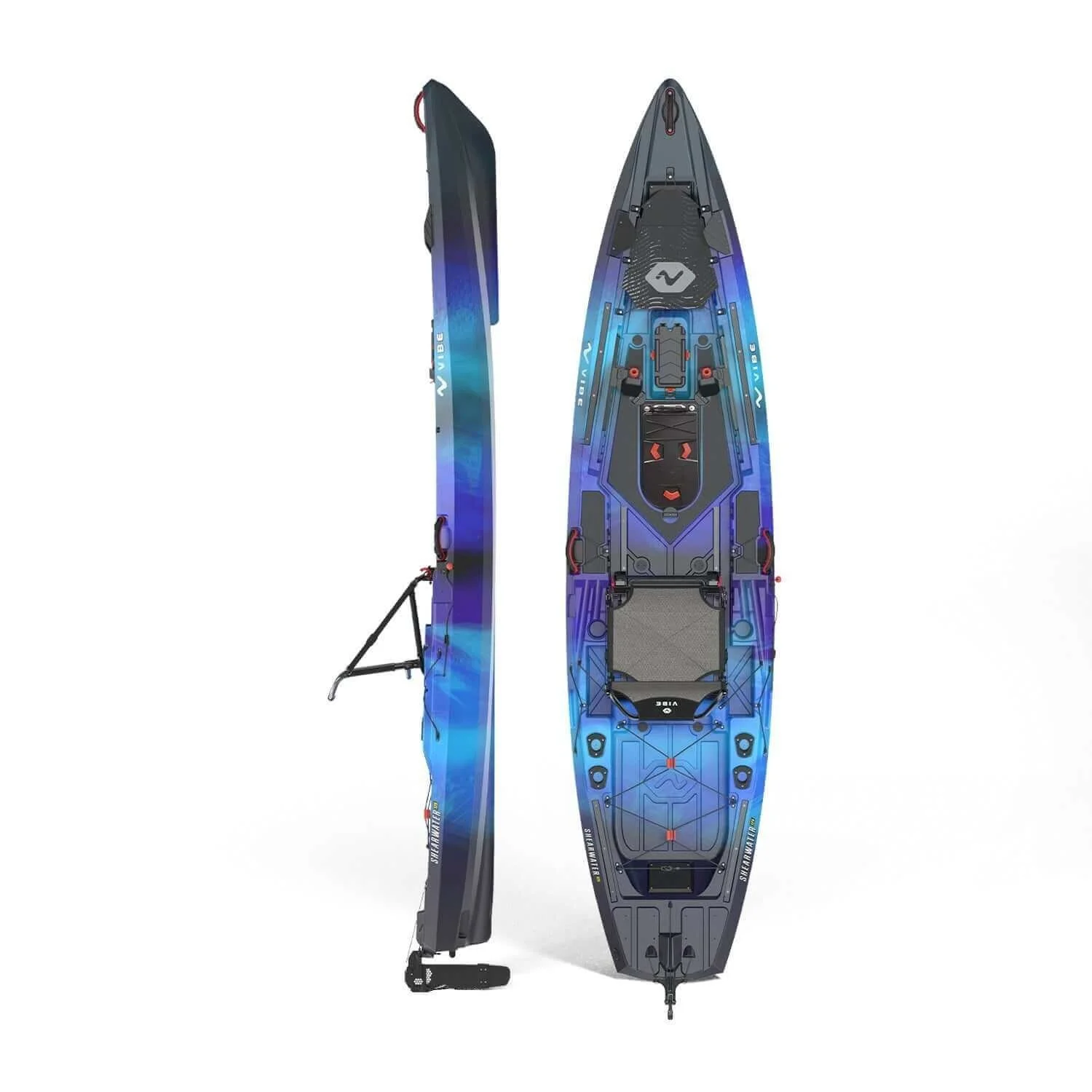 e1-12-1-1 Shearwater 125 Sit On Top Pedal Drive Fishing Kayaks - Image 1