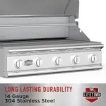 Bull Outlaw 30 inch 4 Burner Built in Natural Gas Grill - Image 2