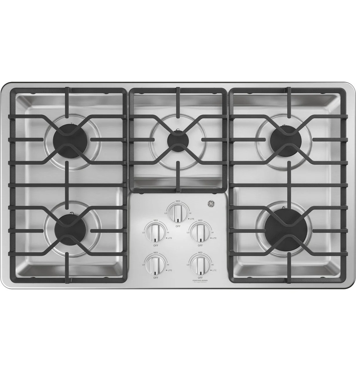 ee11-2-1 GE 36″ Built-In Gas Cooktops JGP3036SLSS - Image 1
