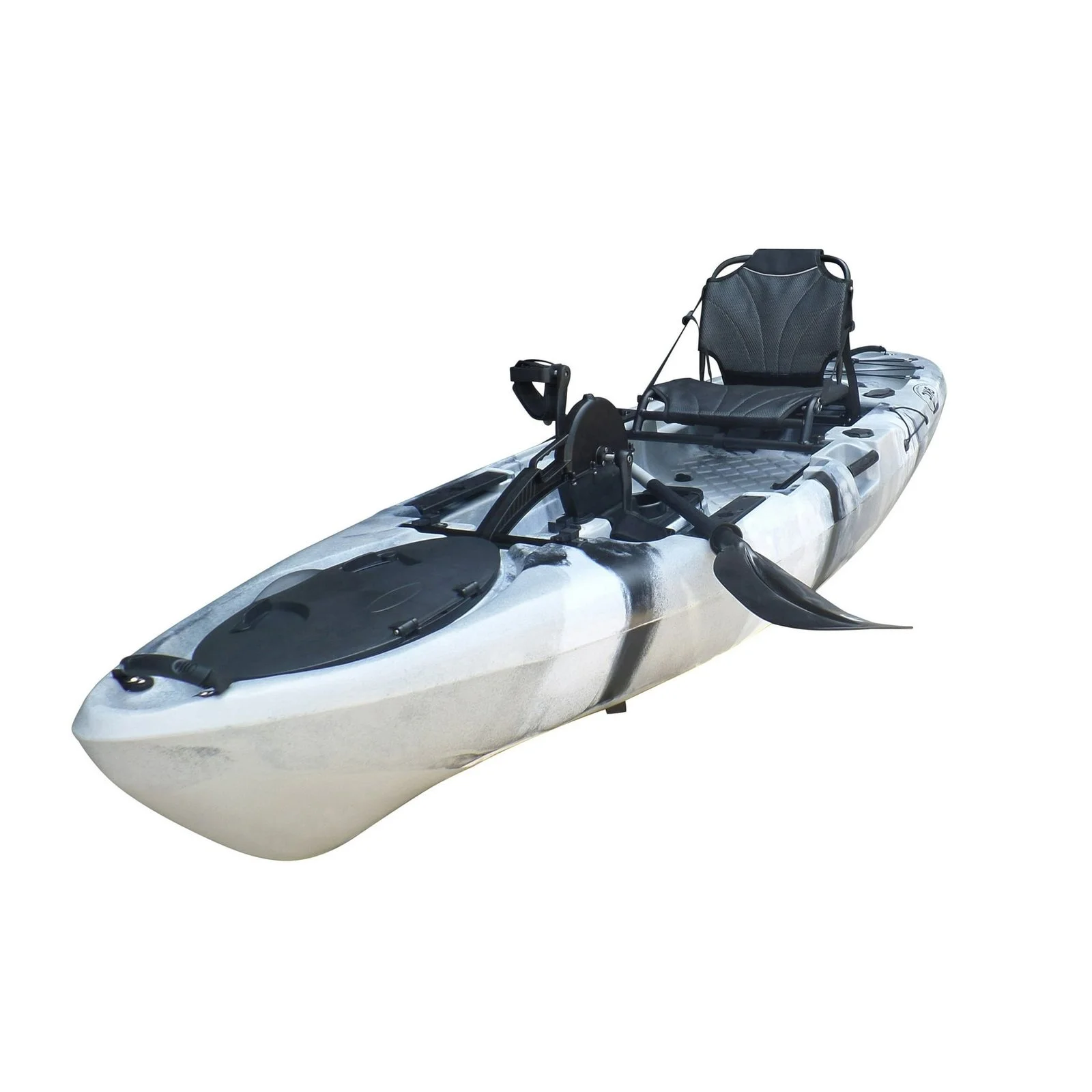 f1-6-1-1 BKC PK11 10.6′ Single Propeller Pedal Drive Fishing Kayaks - Image 1