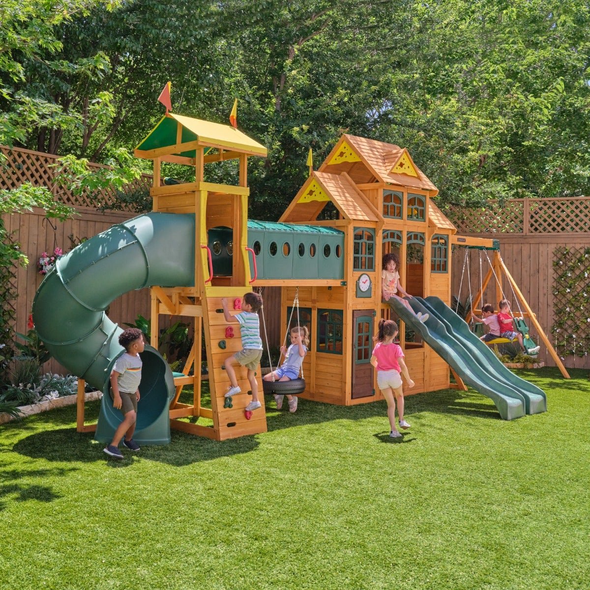 f24870_rsm_01-1.jpg Bear Cave Lodge Swing Set – Installation Available - Image 1