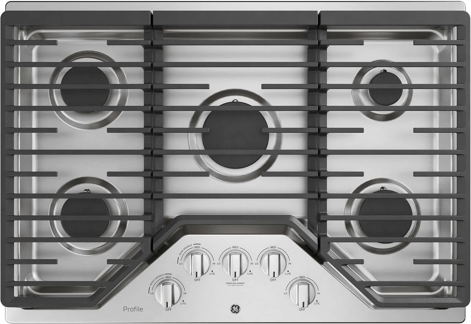 gg11-2-1 GE Profile PGP7030SLSS 30″ Built-in Gas Cooktops - Image 1