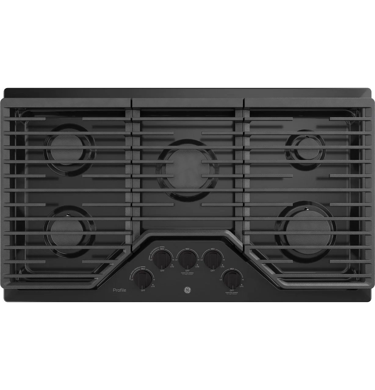 hh11-2-1 GE Profile Series 36″ Built-In Gas Cooktops PGP7036DLBB - Image 1