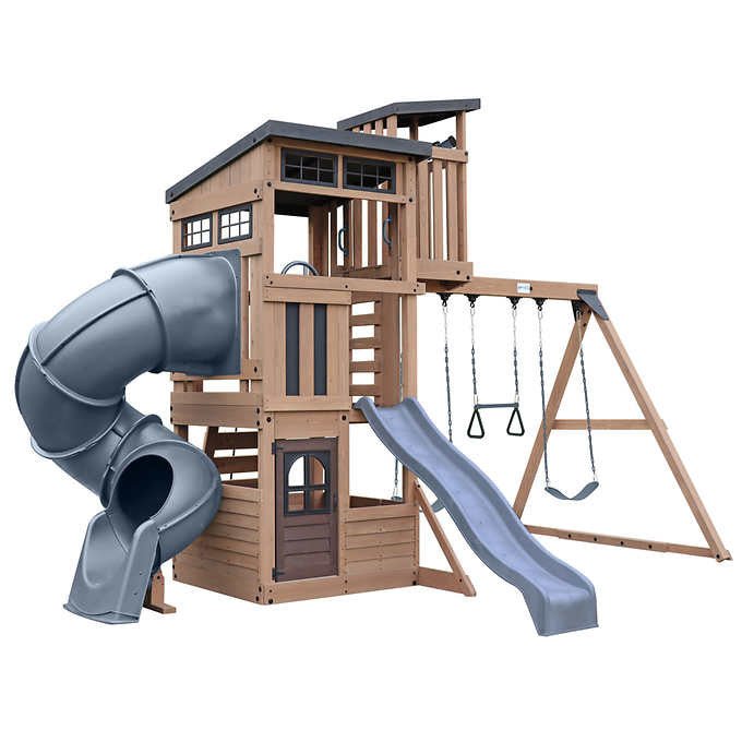 imageService__30423.1725478997.1280.1280.jpg Skyline Lookout Wooden Outdoor Playset - Image 1