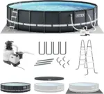 INTEX Ultra XTR Frame Round Above Ground Swimming Pool Set with Pumps
