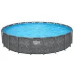 Bestway APX 365 22’x52″ Round Above Ground Swimming Pool Set with Pump and Ladders - Image 4