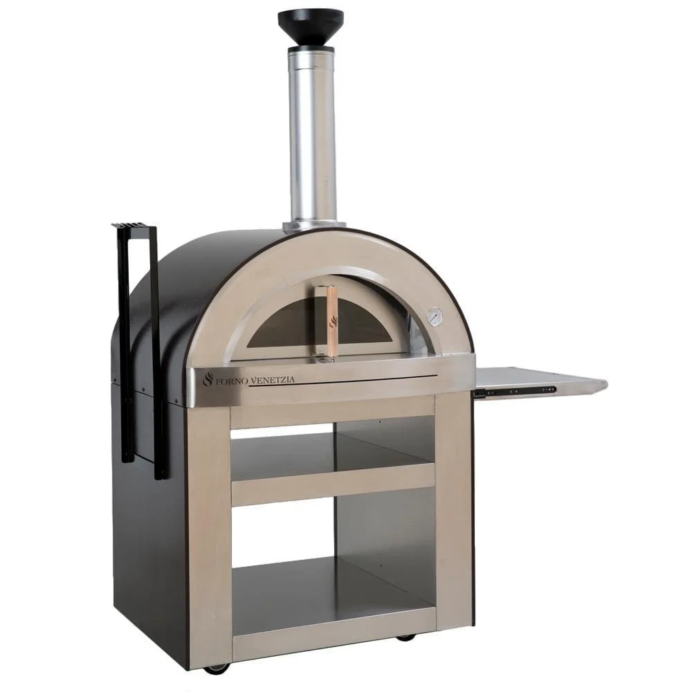 l1-4-1-1-1 Forno Venetzia Torino 500 62-Inch Outdoor Wood-Fired Pizza Oven – Copper - Image 1