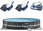Intex Ultra XTR Round Frame Pool with Pumps, Cooler, and Floats (2 Packs) - Image 4