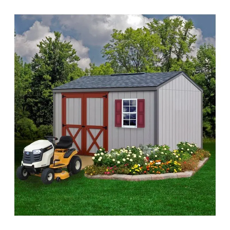 m1-21-1-1 Best Barns Handmade Haven 10×12 Wood Shed Kit – Gable Roof, Eave Doosr (HHAVDE12) - Image 1
