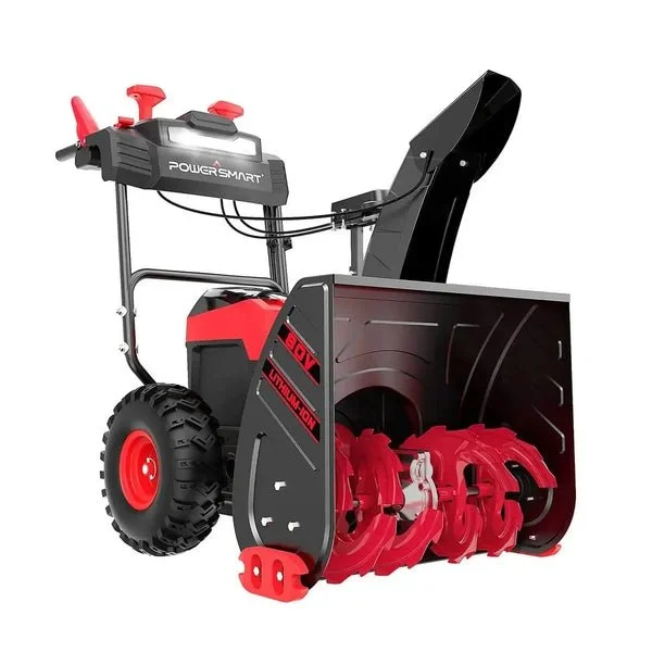 n1-27-1-1 Powersmart 24-Inch 80V Cordless Battery Snow Blowers - Image 1