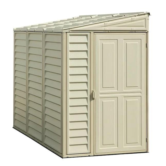 o1-18-1-1 DuraMax Building Products 4-ft x 8-ft Sidemate Off-white Lean-to Vinyl Storage Sheds - Image 1