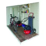 DuraMax Building Products 4-ft x 8-ft Sidemate Off-white Lean-to Vinyl Storage Sheds - Image 3