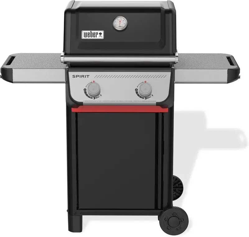 q1-4-1-1 Weber SPIRIT 2-Burner Grills E-210 Liquid Propane Black - Image 1