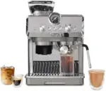 De’Longhi La Specialista Arte Evo Espresso Machine – Compact Cold Brew Coffee Maker with Grinder, Milk Steam Wand/Frother & Tamping Tools – Home Barista Kit for Lattes, Cappuccinos, Iced Coffees