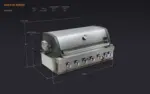 Mont Alpi 805 Built-In Gas Grills - Image 3