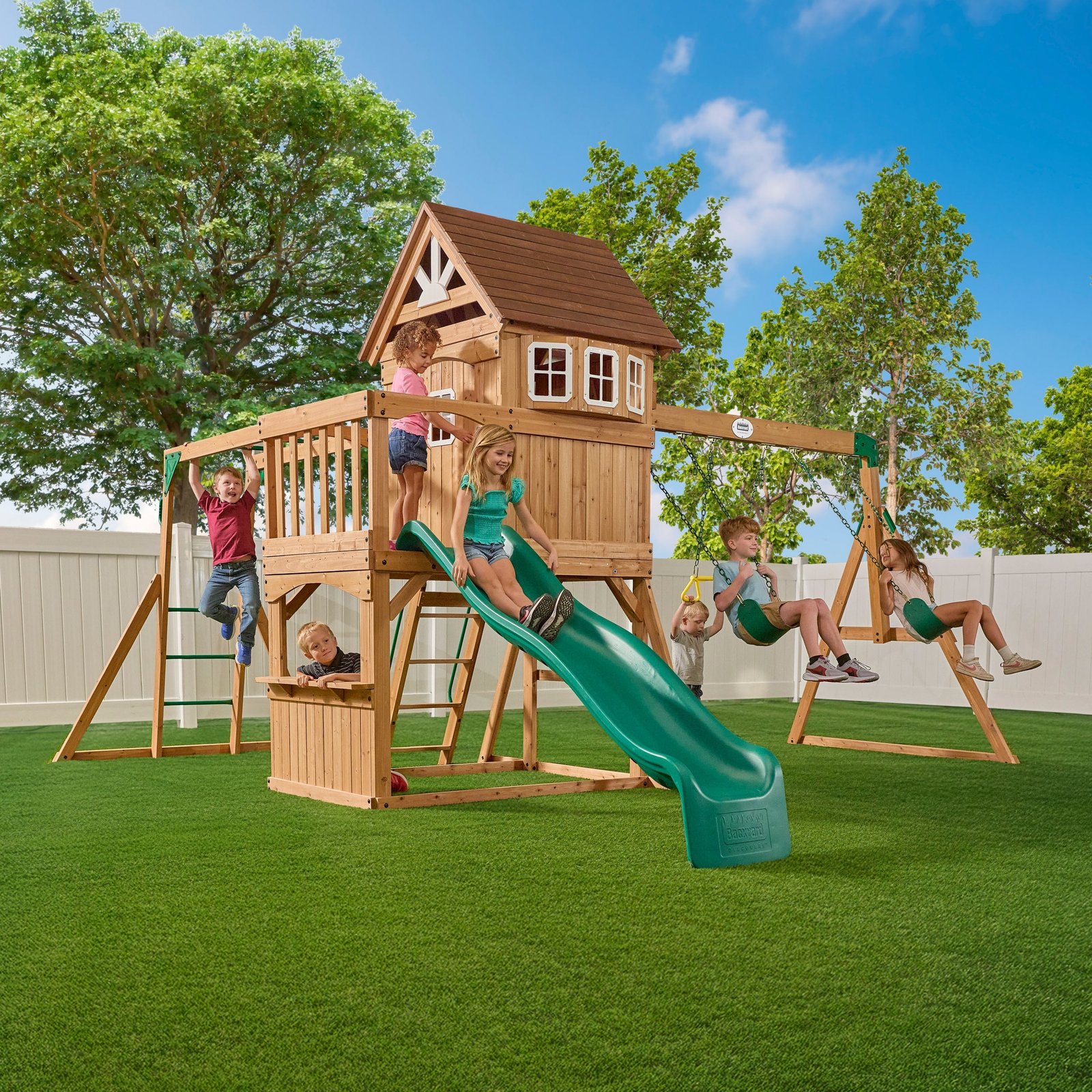tarewpzg88twjxztprsn.jpg Edgewood Swing Set - Image 1