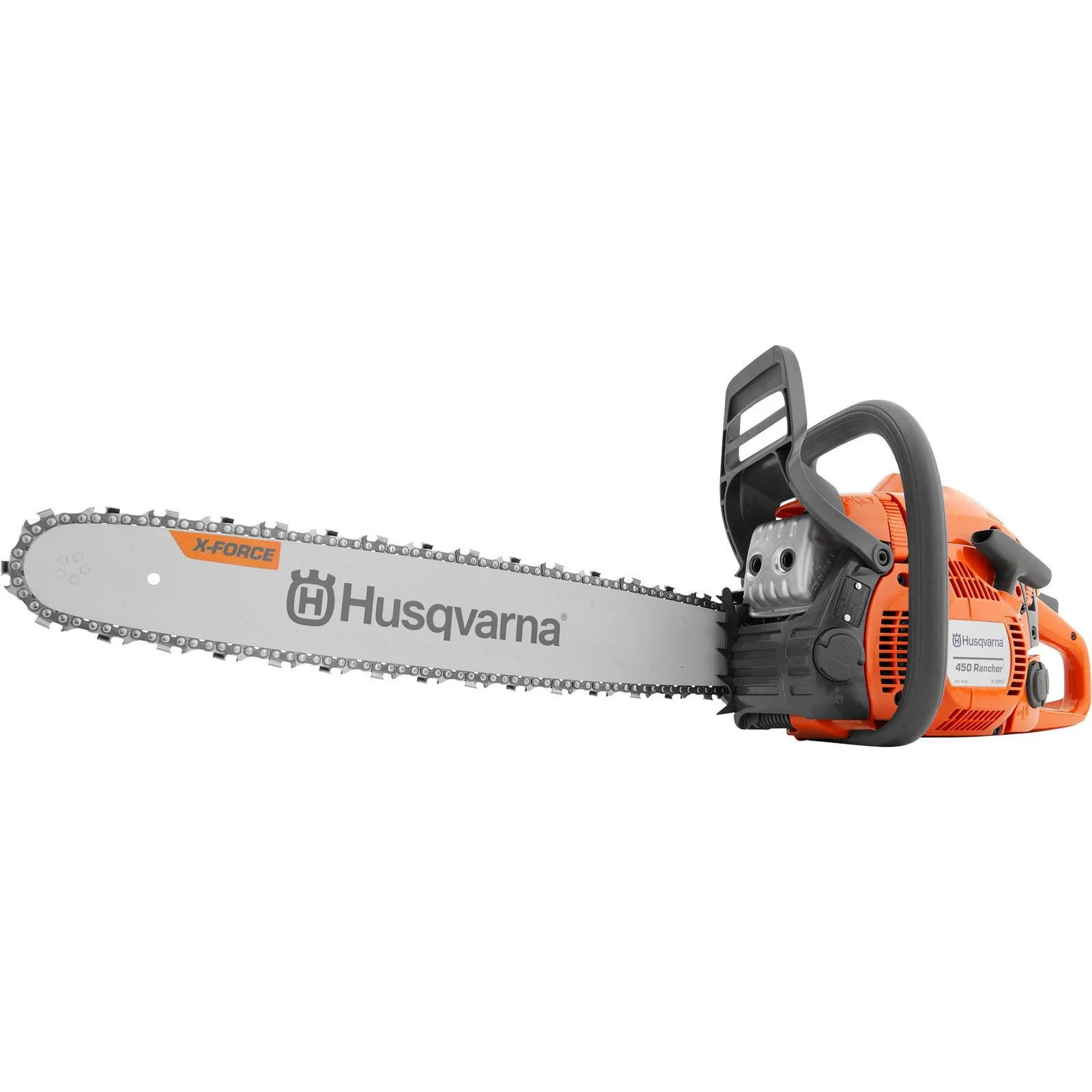 tol1-1-1 Husqvarna 2-Cycle Gas Chainsaw, 20in. Bar, Model# 450 Ranchers - Image 1